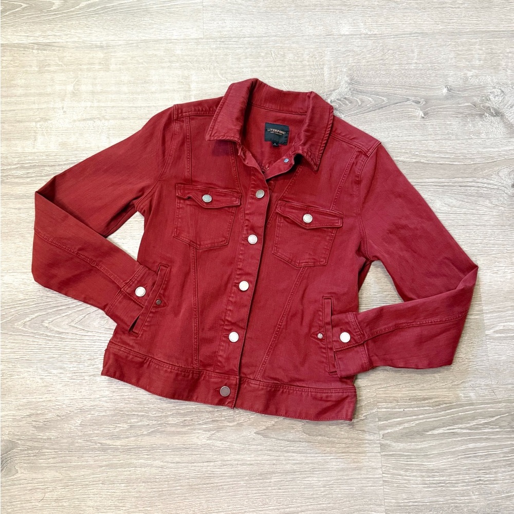 •LIVERPOOL• RED JEAN JACKET